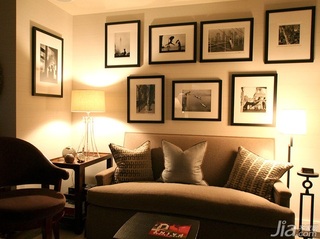 欧式风格二居室富裕型照片墙沙发海外家居