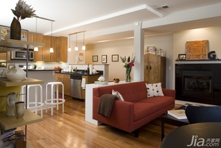 简约风格二居室经济型70平米客厅沙发海外家居