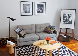 简约风格一居室简洁富裕型客厅沙发背景墙沙发海外家居