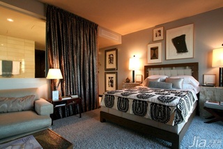 欧式风格公寓豪华型卧室照片墙床海外家居