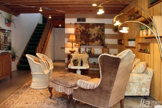 混搭风格复式浪漫富裕型客厅沙发背景墙沙发海外家居