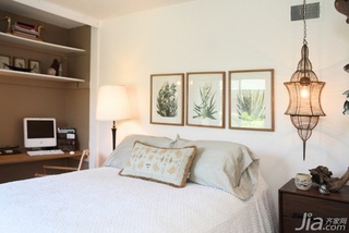 混搭风格复式简洁富裕型卧室卧室背景墙床海外家居