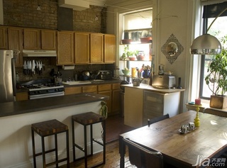 欧式风格三居室经济型110平米厨房橱柜海外家居