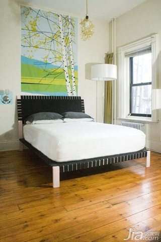 欧式风格三居室经济型110平米卧室床海外家居