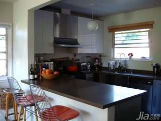 欧式风格公寓经济型110平米厨房吧台橱柜海外家居