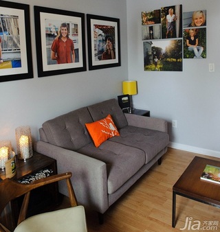 简约风格公寓经济型120平米客厅照片墙沙发海外家居