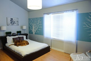 简约风格公寓经济型120平米卧室卧室背景墙床海外家居