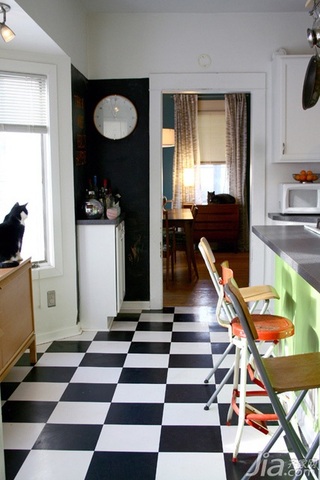 简约风格别墅经济型110平米厨房吧台橱柜海外家居