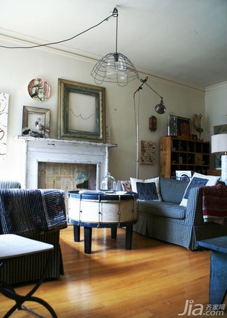 新古典风格公寓经济型60平米客厅沙发海外家居