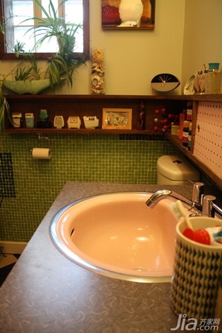 混搭风格别墅经济型130平米卫生间洗手台海外家居