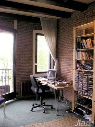 新古典风格公寓富裕型140平米以上书房书桌海外家居