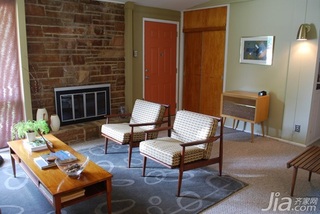 美式乡村风格别墅经济型130平米客厅沙发海外家居