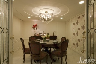 简约风格公寓富裕型140平米以上餐厅吊顶餐桌台湾家居