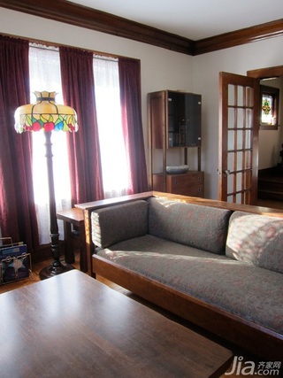 混搭风格别墅富裕型110平米客厅沙发海外家居