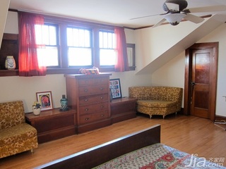 混搭风格别墅富裕型110平米卧室沙发海外家居