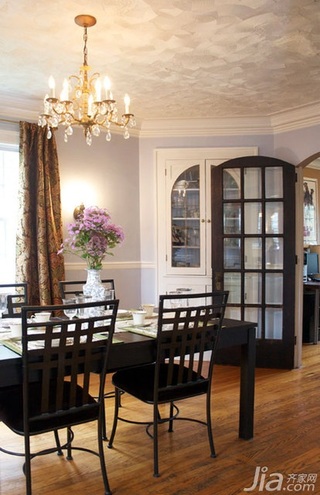 欧式风格别墅富裕型130平米餐厅餐桌海外家居