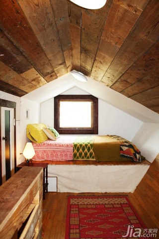 简约风格复式简洁富裕型卧室床海外家居