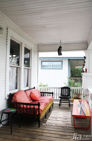 简约风格复式富裕型阳台沙发海外家居