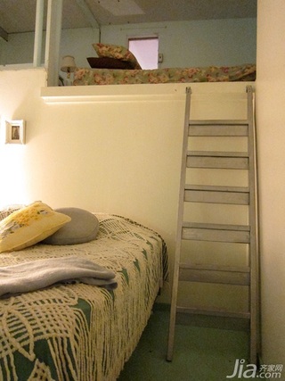 混搭风格公寓经济型140平米以上卧室床海外家居