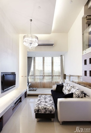 简约风格小户型经济型60平米客厅吊顶沙发婚房台湾家居