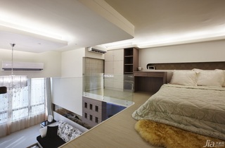 简约风格小户型经济型60平米卧室吊顶床婚房台湾家居