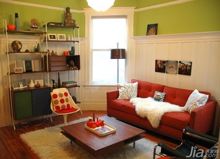混搭风格公寓经济型70平米客厅沙发效果图