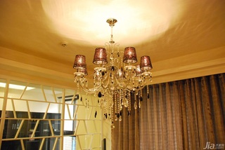 简约风格公寓富裕型90平米客厅吊顶灯具台湾家居