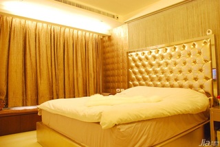 简约风格公寓富裕型90平米卧室卧室背景墙床台湾家居