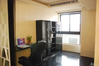简约风格公寓富裕型90平米书房书桌台湾家居