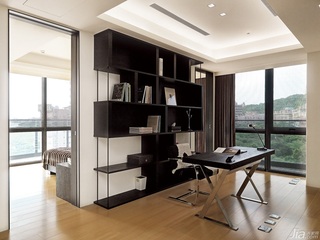 简约风格二居室豪华型140平米以上书房吊顶书桌台湾家居