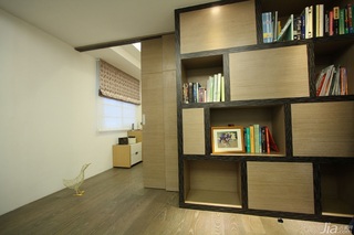 简约风格公寓富裕型140平米以上书架台湾家居