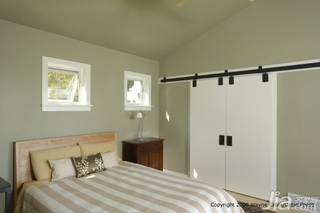 简约风格别墅舒适富裕型140平米以上卧室床海外家居