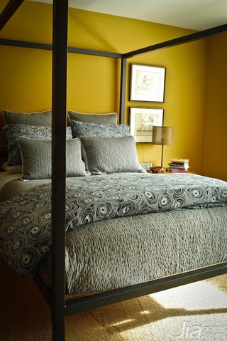 新古典风格公寓经济型100平米卧室床海外家居