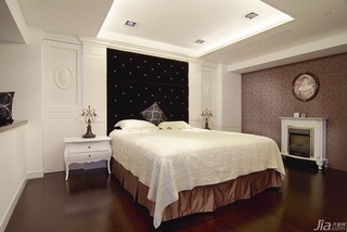 新古典风格四房豪华型140平米以上卧室卧室背景墙床台湾家居