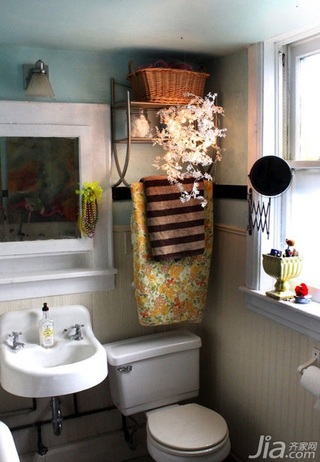 混搭风格小户型经济型卫生间洗手台海外家居