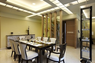 混搭风格别墅豪华型140平米以上餐厅吊顶餐桌台湾家居