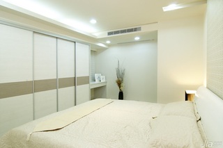 简约风格小户型富裕型60平米卧室吊顶衣柜台湾家居