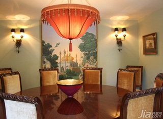 欧式风格三居室富裕型130平米餐厅餐桌海外家居