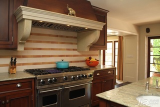 欧式风格三居室富裕型130平米厨房橱柜海外家居