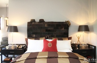 欧式风格三居室富裕型130平米卧室床海外家居