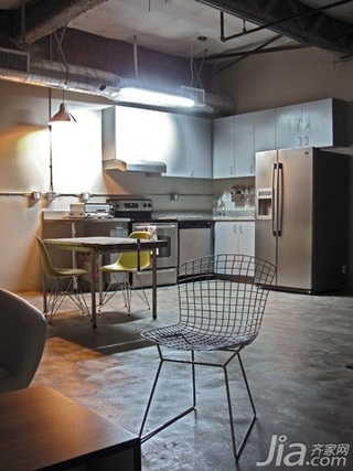 loft风格公寓经济型50平米厨房橱柜图片