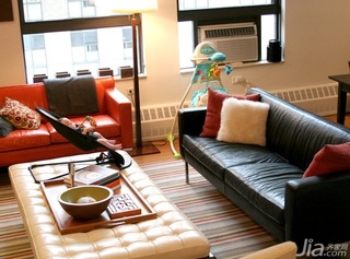 简约风格别墅暖色调经济型130平米客厅沙发海外家居