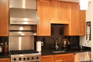 简约风格三居室简洁原木色富裕型厨房吊顶灯具海外家居
