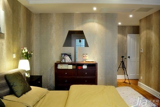 混搭风格三居室富裕型140平米以上卧室背景墙效果图