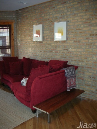 简约风格一居室简洁3万-5万客厅沙发背景墙沙发海外家居