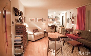 简约风格一居室简洁3万-5万客厅沙发背景墙沙发海外家居