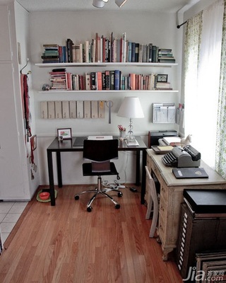 简约风格一居室简洁3万-5万工作区书桌海外家居