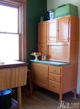 简约风格公寓绿色经济型110平米厨房橱柜海外家居