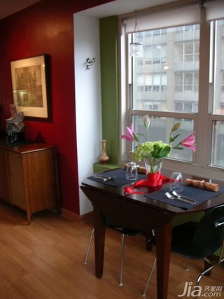 欧式风格公寓富裕型90平米餐厅餐桌海外家居