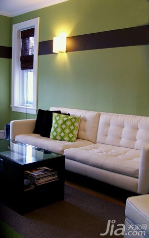 简约风格公寓绿色经济型110平米客厅沙发海外家居